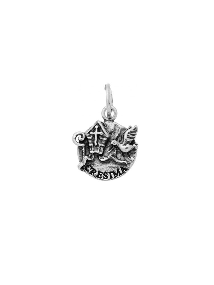 CHARM UNISEX MEDAGLIA CRESIMA IN ARGENTO 925 GIOVANNI RASPINI