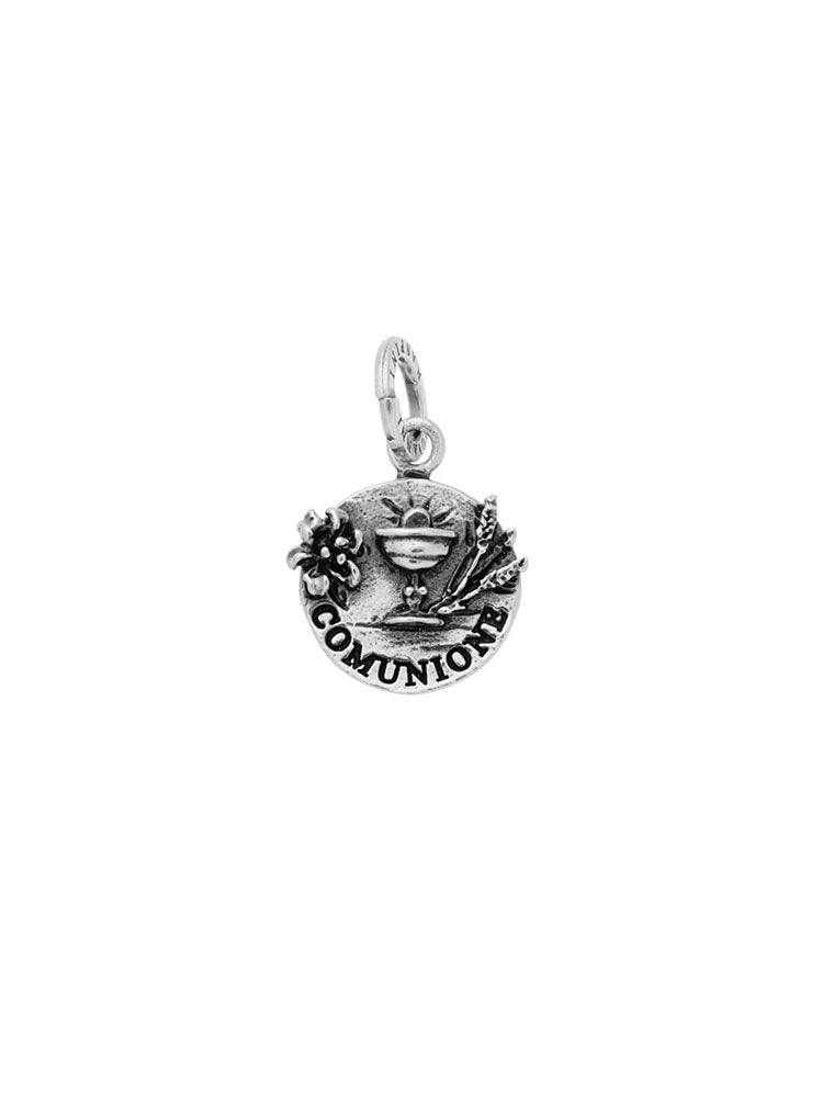 CHARM UNISEX MEDAGLIA COMUNIONE IN ARGENTO 925 GIOVANNI RASPINI