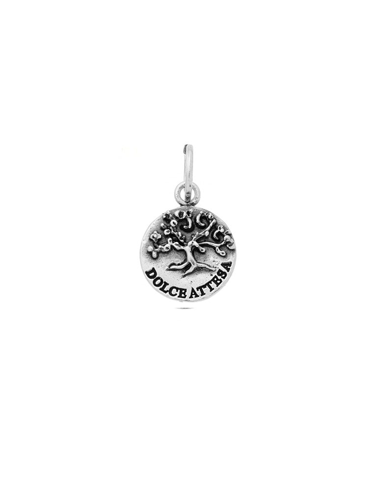 CHARM DONNA MEDAGLIA DOLCE ATTESA IN ARGENTO 925 GIOVANNI RASPINI