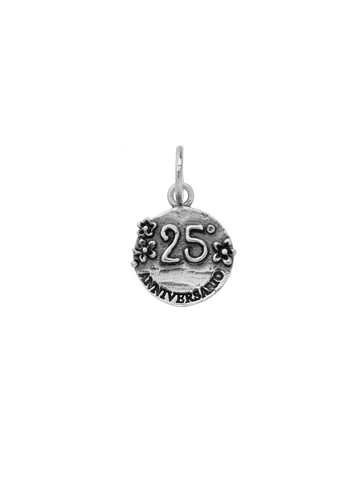 CHARM UNISEX 25° ANNIVERSARIO IN ARGENTO 925 GIOVANNI RASPINI