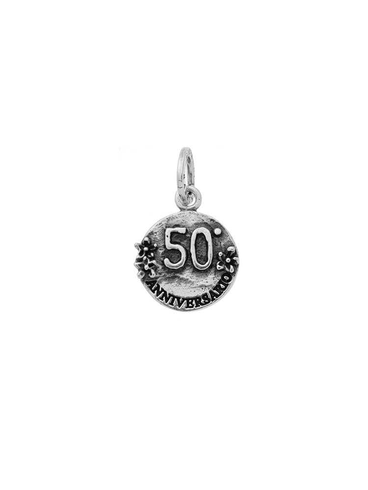 CHARM DONNA 50° ANNIVERSARIO IN ARGENTO 925 GIOVANNI RASPINI