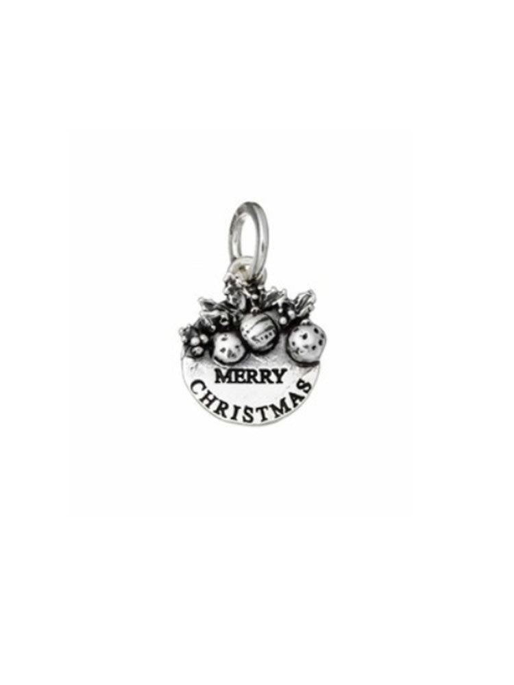 CHARM UNISEX MEDAGLIA MERRY CHRISTMAS IN ARGENTO 925 GIOVANNI RASPINI