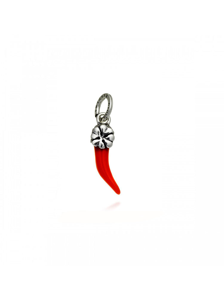 CHARM DONNA CORNO QUADRIFOGLIO IN ARGENTO 925 GIOVANNI RASPINI