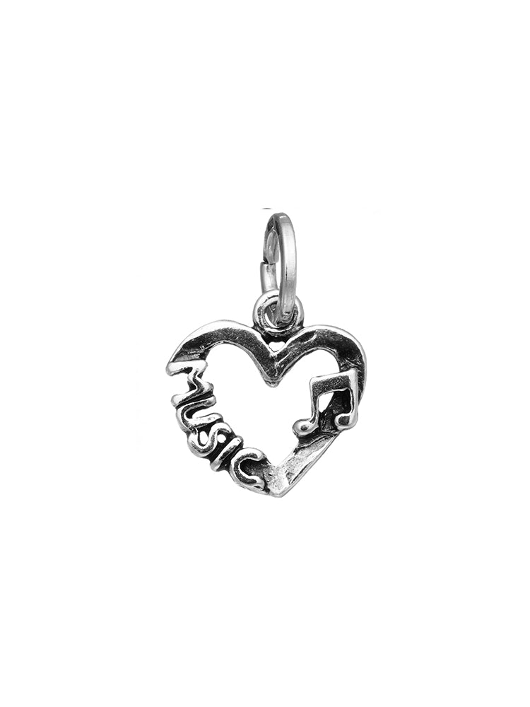 CHARM DONNA CUORE MUSIC IN ARGENTO 925 GIOVANNI RASPINI