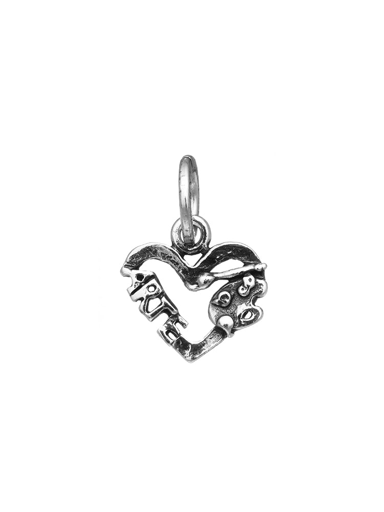 CHARM DONNA CUORE ARTE IN ARGENTO 925 GIOVANNI RASPINI