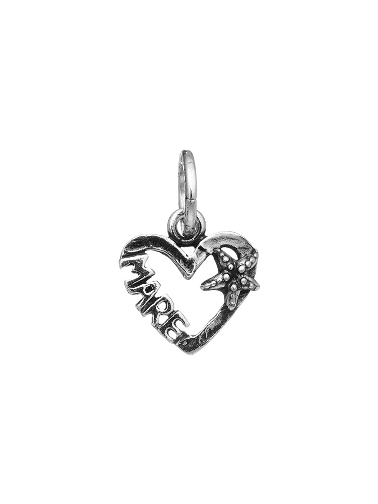 CHARM DONNA CUORE MARE IN ARGENTO 925 GIOVANNI RASPINI