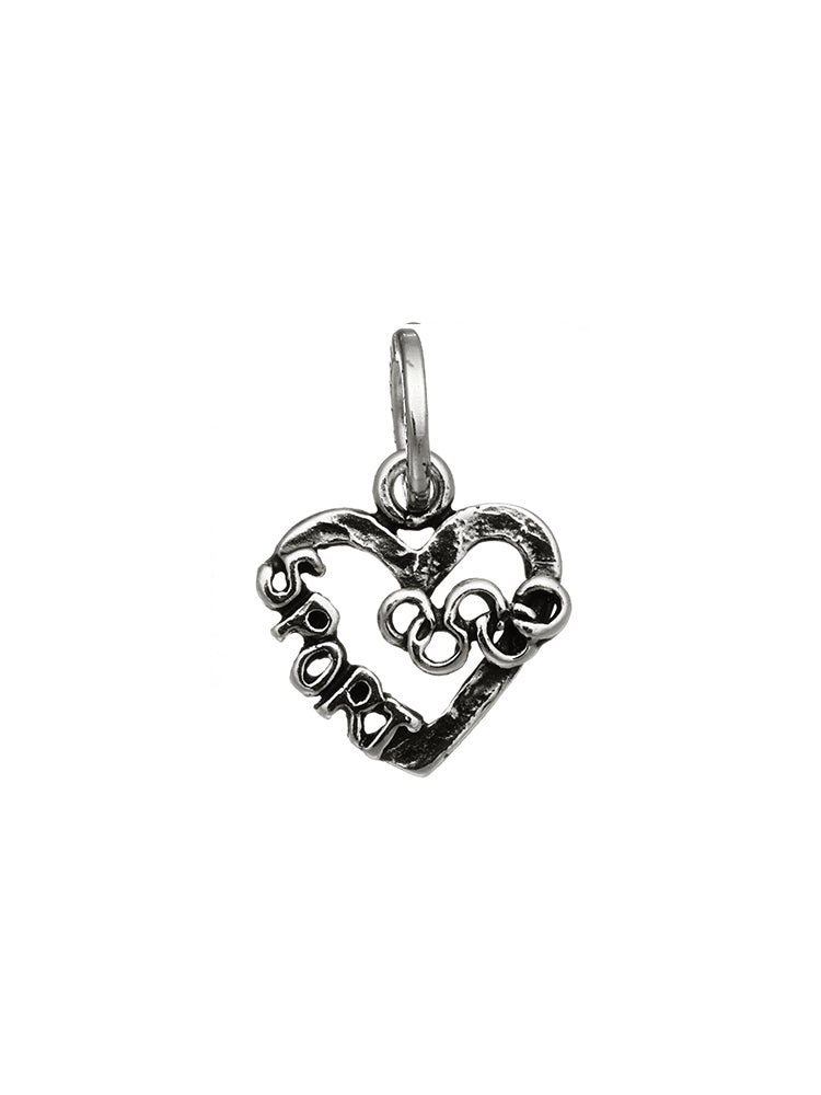 CHARM DONNA CUORE SPORT IN ARGENTO 925 GIOVANNI RASPINI