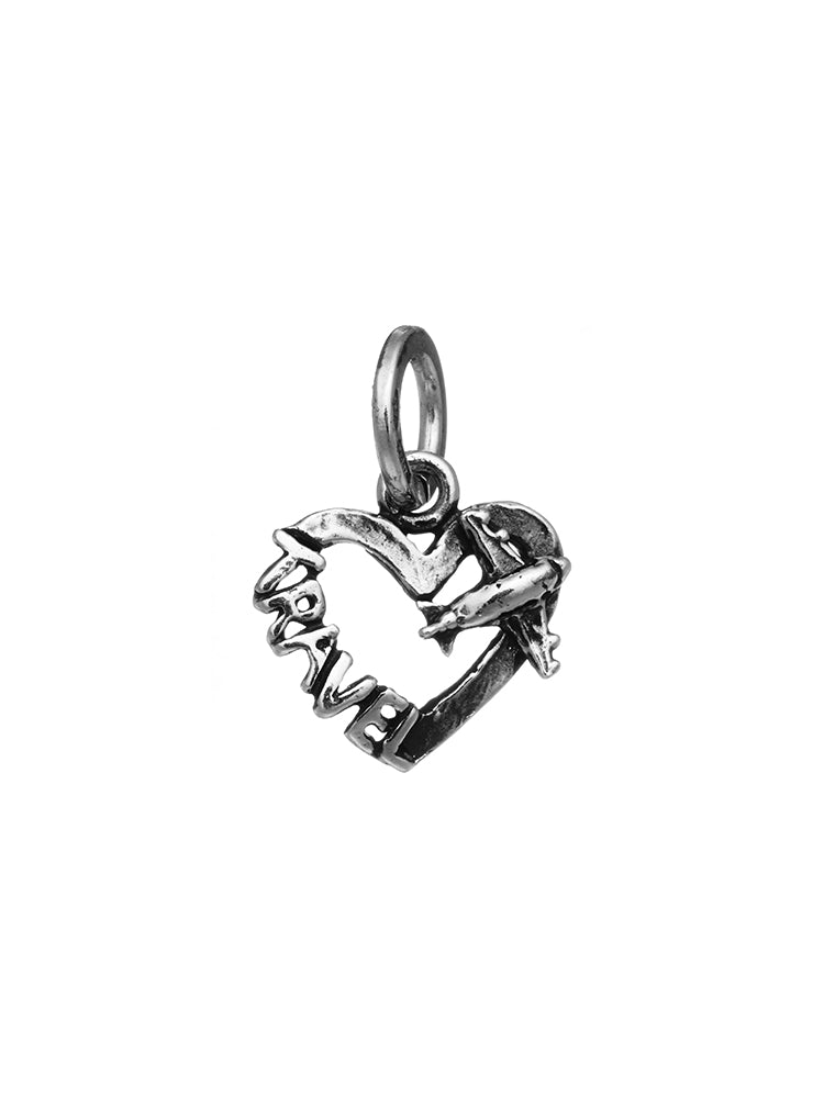 CHARM DONNA CUORE TRAVEL IN ARGENTO 925 GIOVANNI RASPINI
