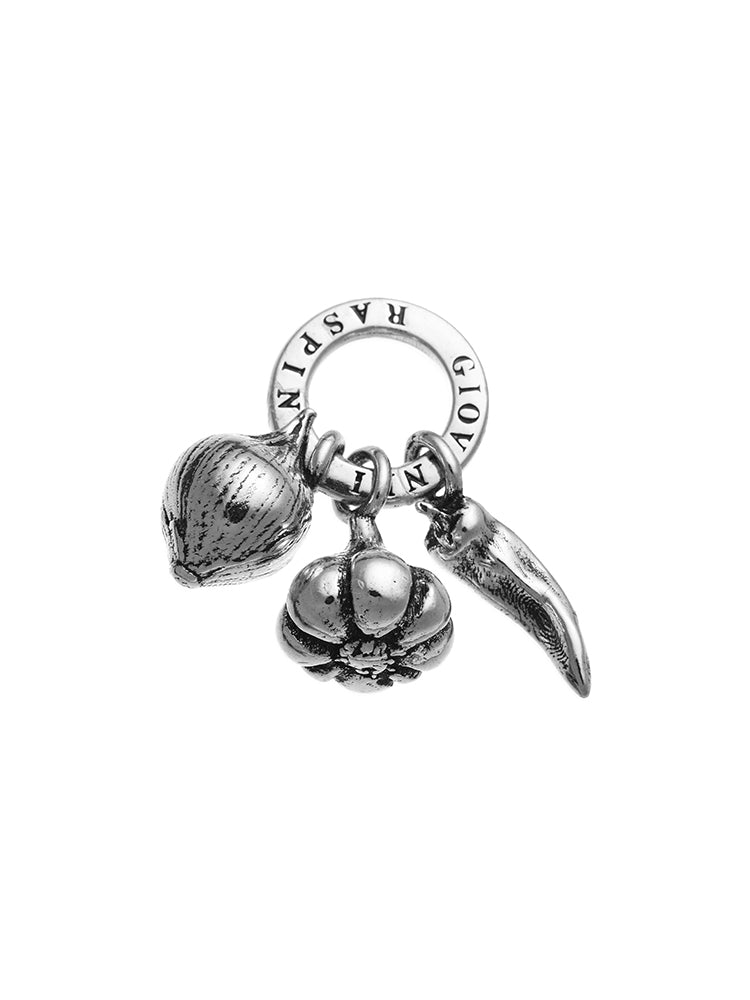 CHARM DONNA ANTISTREGA TRIS IN ARGENTO 925 GIOVANNI RASPINI