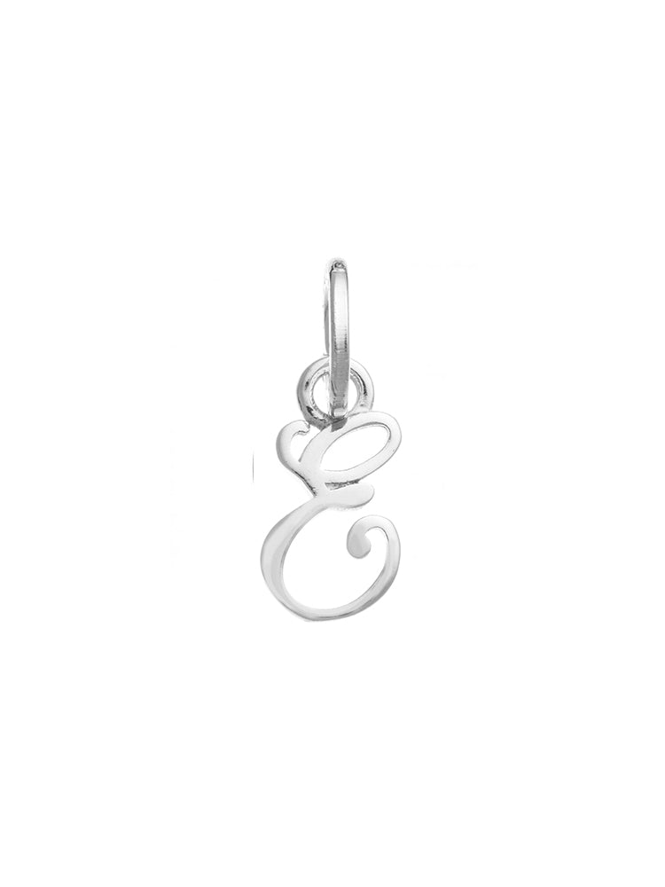CHARM DONNA LETTERA "E" JULIET IN ARGENTO 925 GIOVANNI RASPINI