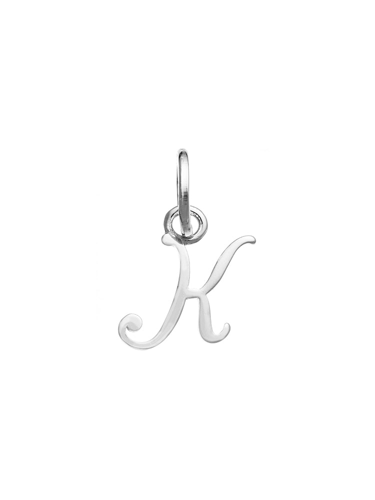 CHARM DONNA LETTERA "K" JULIET IN ARGENTO 925 GIOVANNI RASPINI