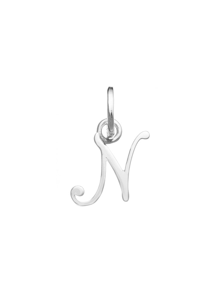CHARM DONNA LETTERA "N" JULIET IN ARGENTO 925 GIOVANNI RASPINI