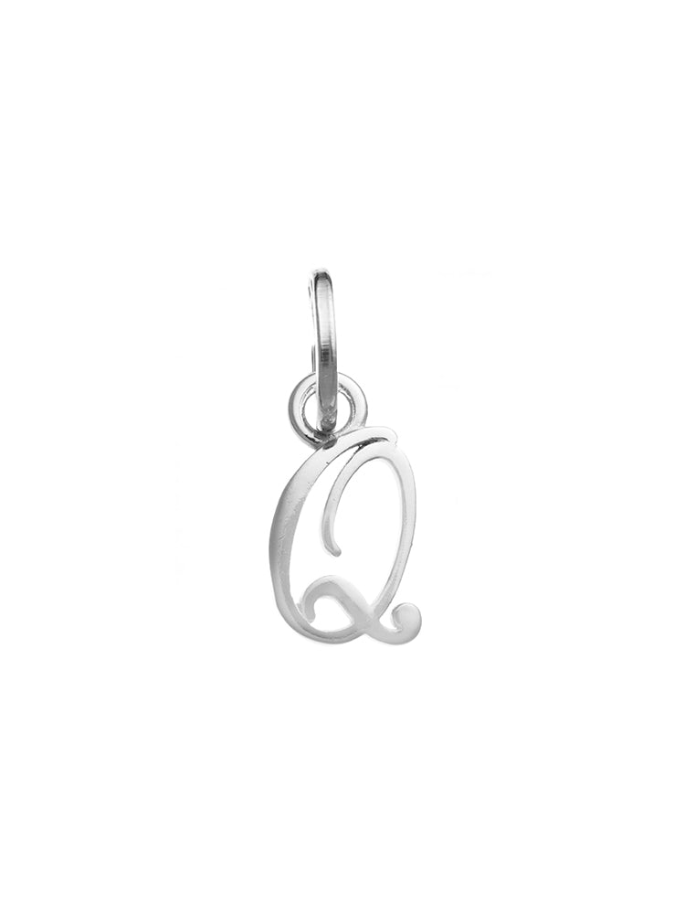 CHARM DONNA LETTERA "Q" JULIET IN ARGENTO 925 GIOVANNI RASPINI