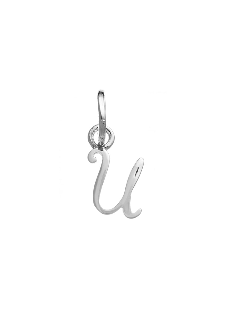 CHARM DONNA LETTERA "U" JULIET IN ARGENTO 925 GIOVANNI RASPINI