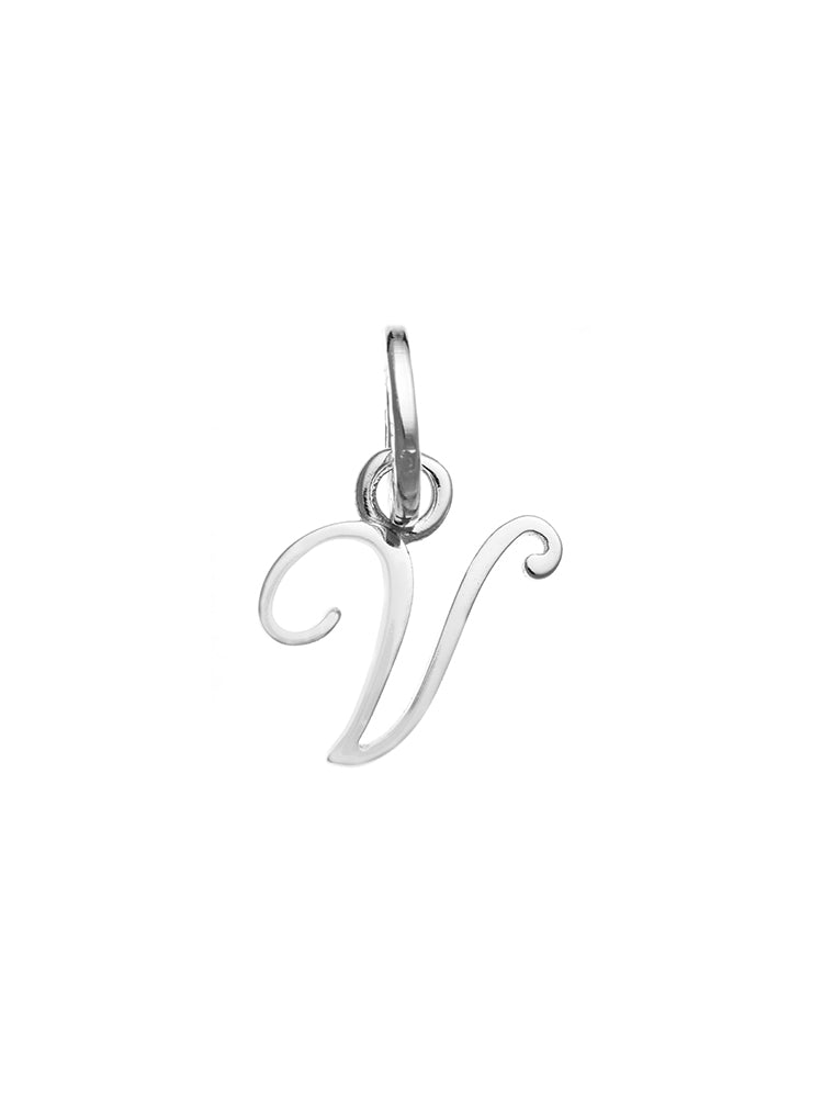 CHARM DONNA LETTERA "V" JULIET IN ARGENTO 925 GIOVANNI RASPINI