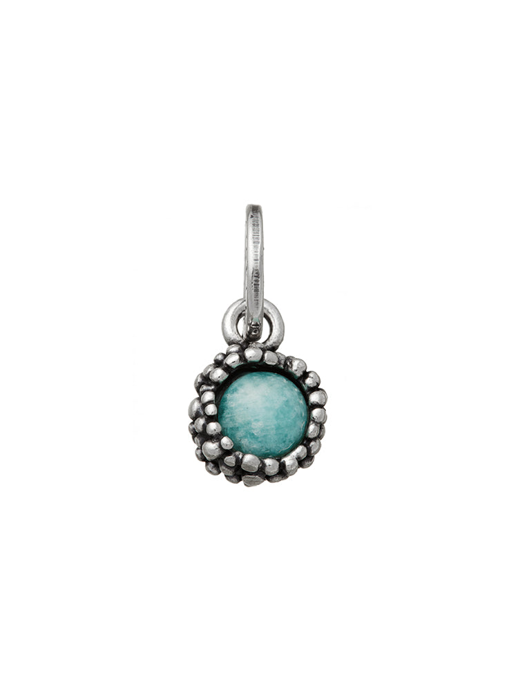 CHARM DONNA AMAZZONITE PERLAGE IN ARGENTO 925 GIOVANNI RASPINI