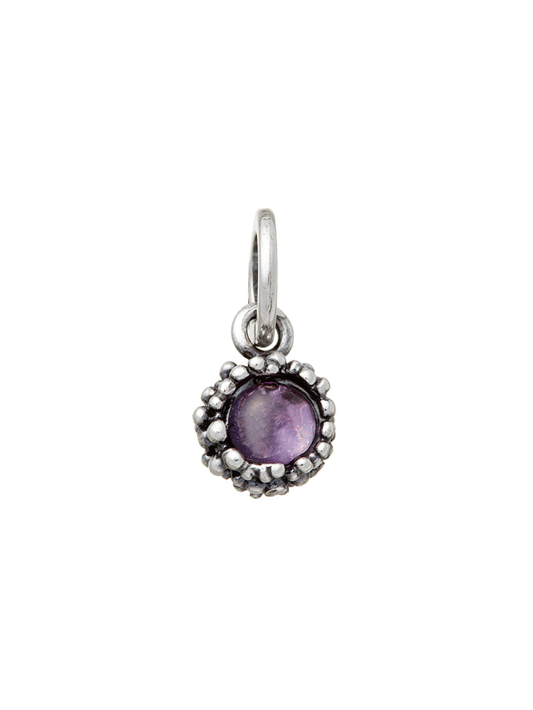 CHARM DONNA AMETISTA PERLAGE IN ARGENTO 925 GIOVANNI RASPINI