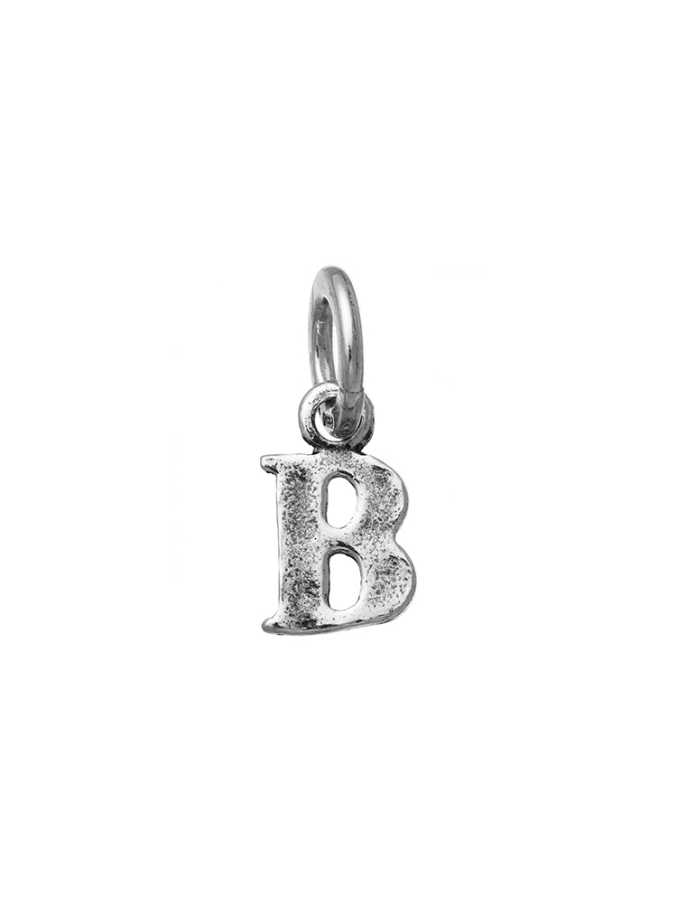 CHARM UNISEX LETTERA LOGO B IN ARGENTO 925 GIOVANNI RASPINI