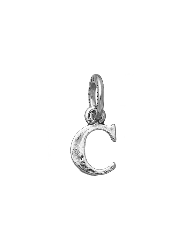 CHARM UNISEX LETTERA LOGO C IN ARGENTO 925 GIOVANNI RASPINI