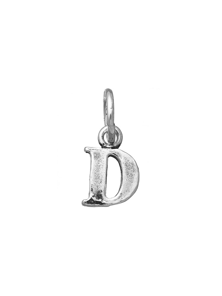 CHARM UNISEX LETTERA LOGO D IN ARGENTO 925 GIOVANNI RASPINI