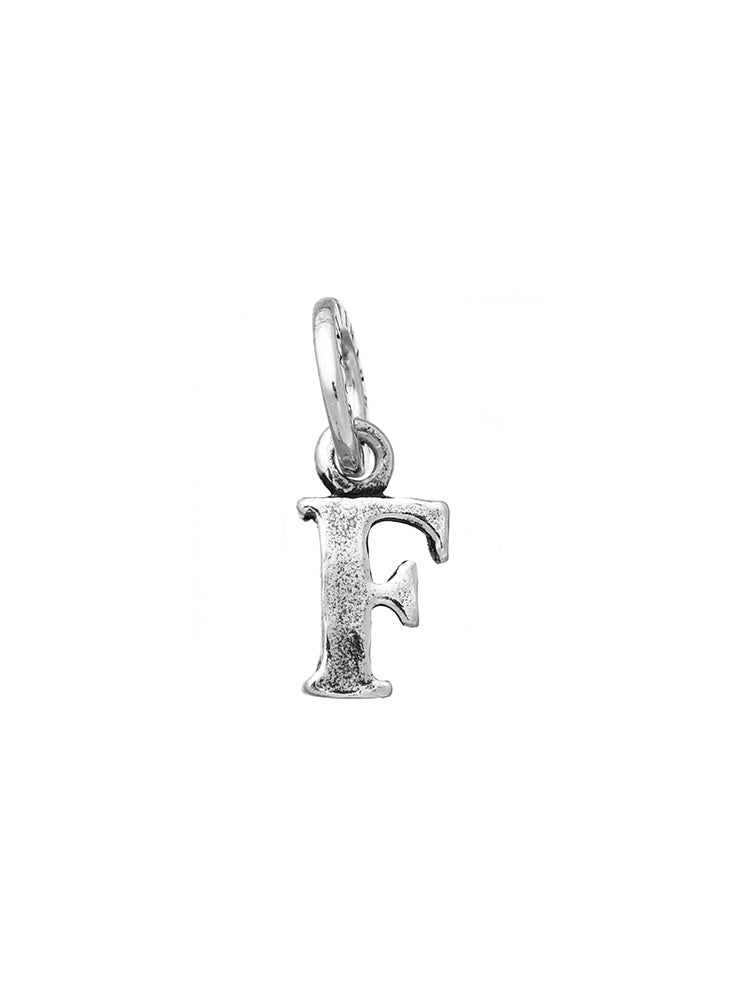 CHARM UNISEX LETTERA LOGO F IN ARGENTO 925 GIOVANNI RASPINI
