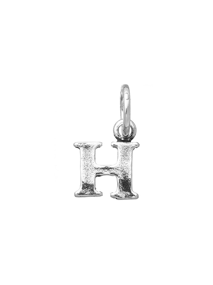 CHARM UNISEX LETTERA LOGO H IN ARGENTO 925 GIOVANNI RASPINI