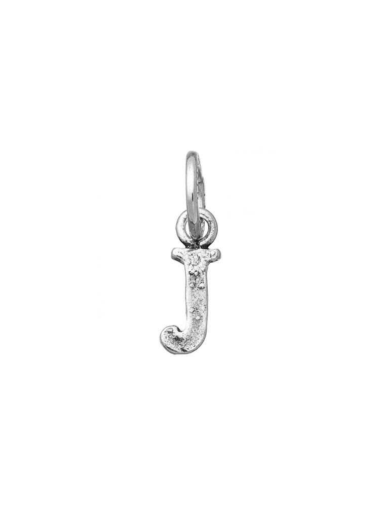 CHARM UNISEX LETTERA LOGO J IN ARGENTO 925 GIOVANNI RASPINI