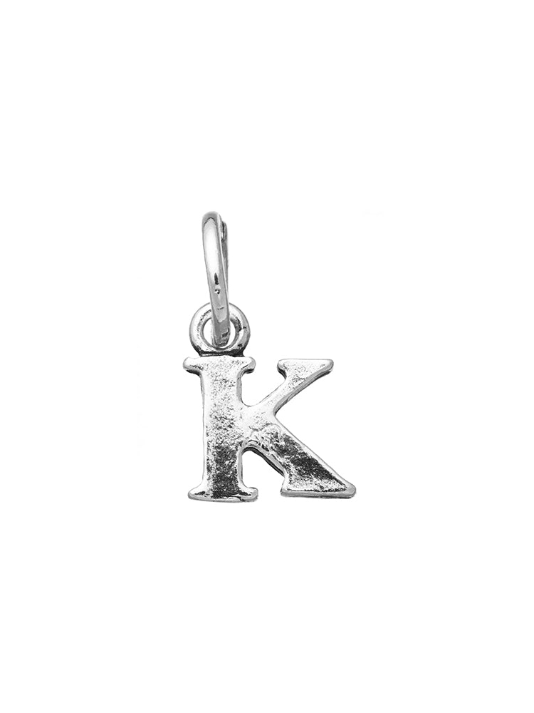 CHARM UNISEX LETTERA LOGO K IN ARGENTO 925 GIOVANNI RASPINI