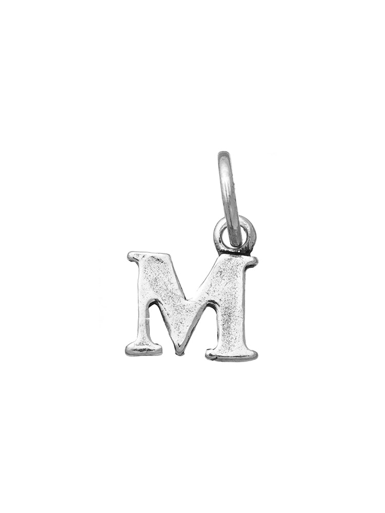 CHARM UNISEX LETTERA LOGO M IN ARGENTO 925 GIOVANNI RASPINI