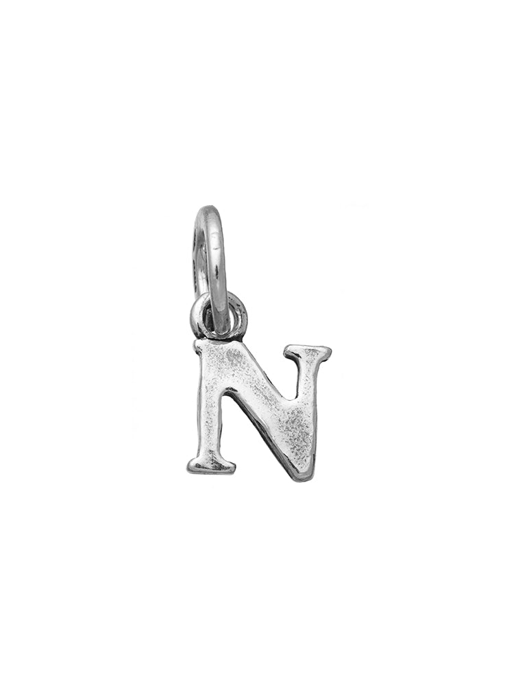 CHARM UNISEX LETTERA LOGO N IN ARGENTO 925 GIOVANNI RASPINI