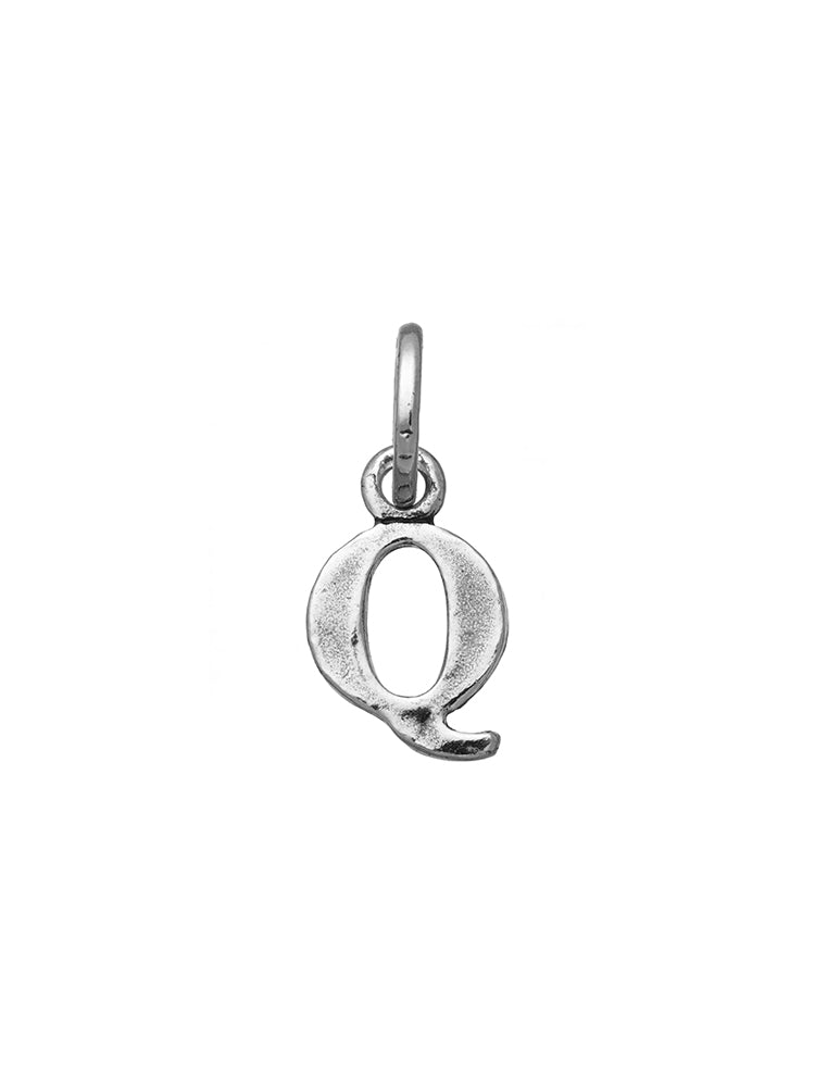 CHARM UNISEX LETTERA LOGO Q IN ARGENTO 925 GIOVANNI RASPINI