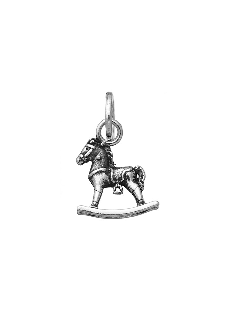CHARM DONNA CAVALLO A DONDOLO IN ARGENTO 925 GIOVANNI RASPINI