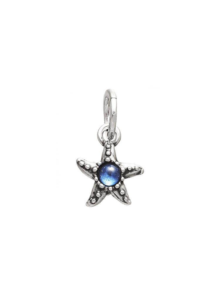 CHARM DONNA STELLA MARINA COLOR IN ARGENTO 925 GIOVANNI RASPINI