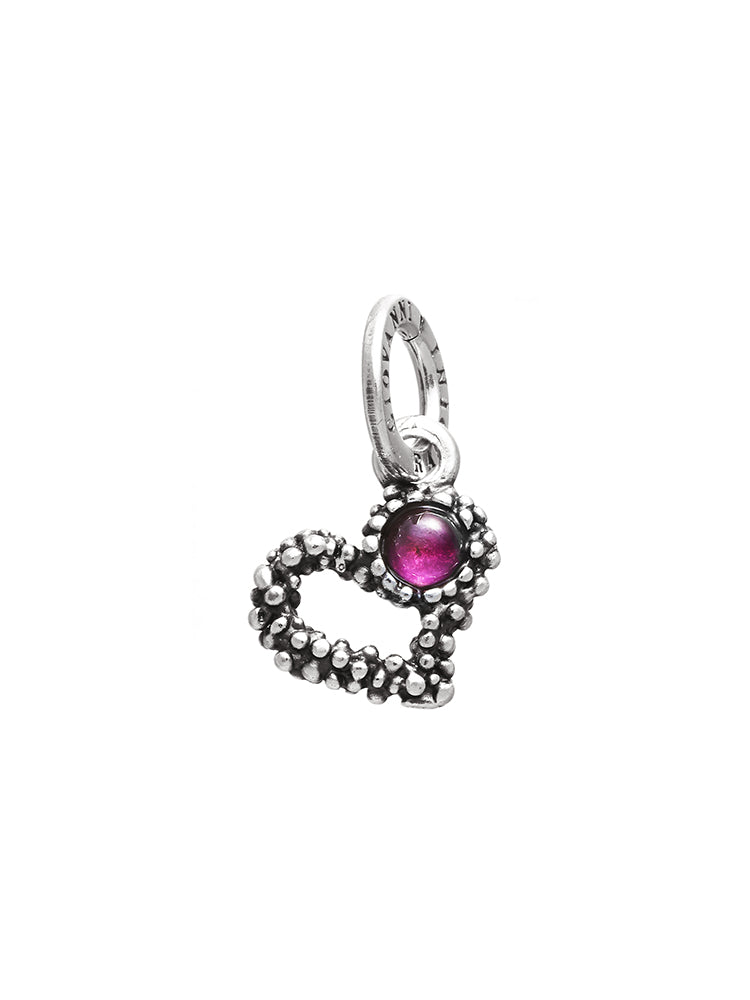 CHARM DONNA CUORE COLOR IN ARGENTO 925 GIOVANNI RASPINI