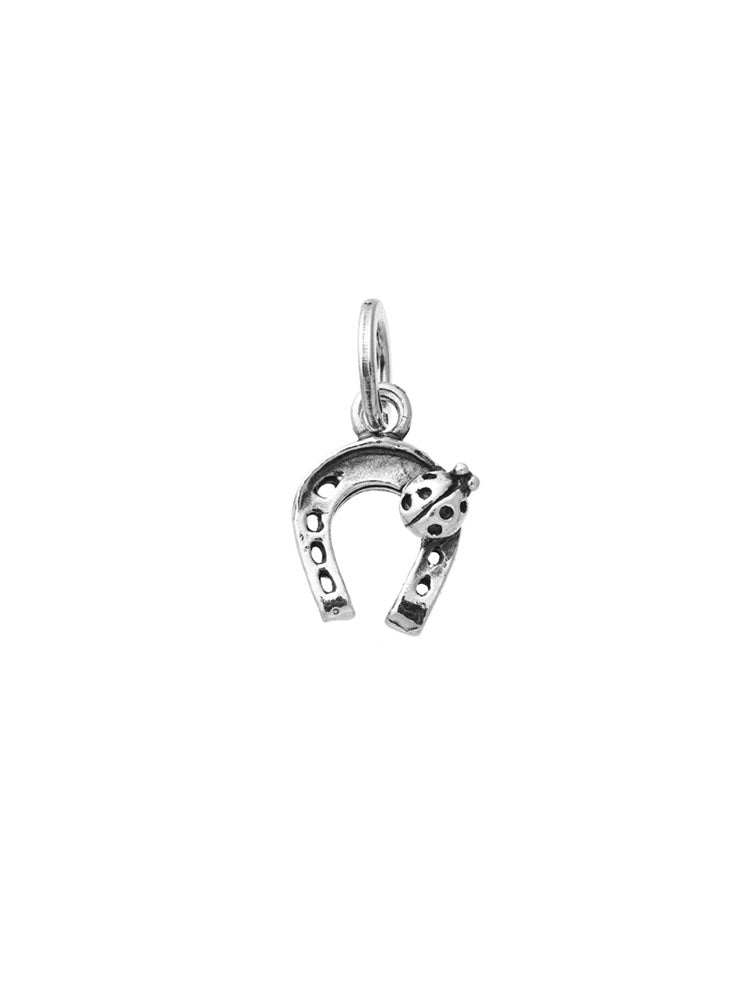 CHARM UNISEX FERRO DI CAVALLO E COCCINELLA IN ARGENTO 925 GIOVANNI RASPINI