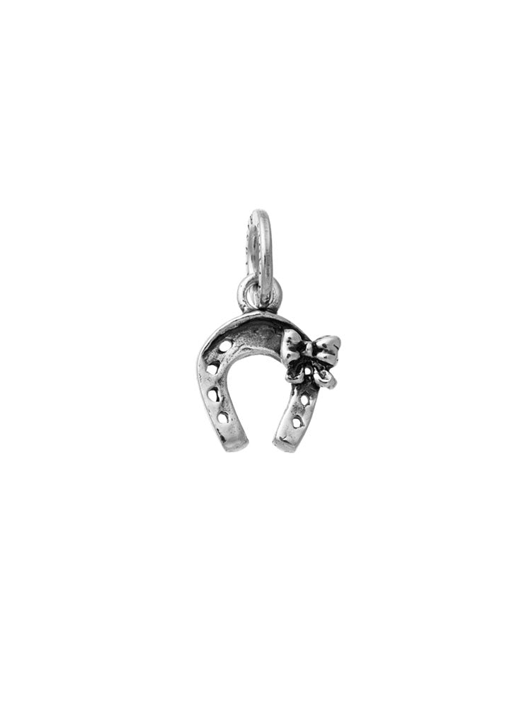 CHARM DONNA FERRO DI CAVALLO CON FIOCCO IN ARGENTO 925 GIOVANNI RASPINI