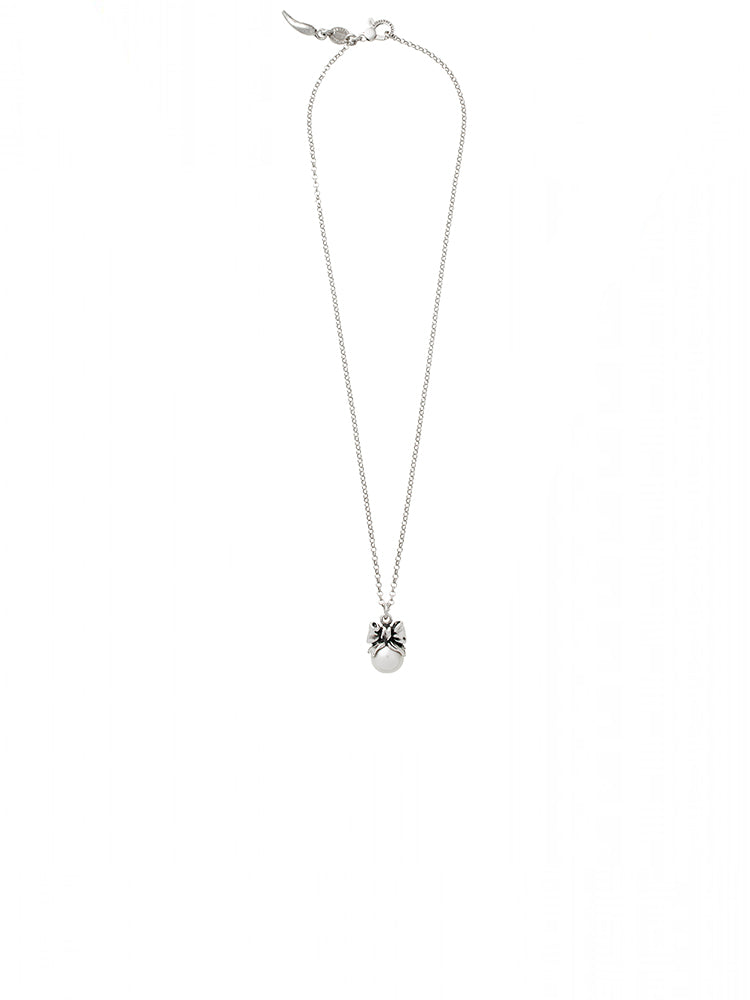 COLLANA DONNA DROPS FIOCCO 45 CM IN ARGENTO 925 GIOVANNI RASPINI.