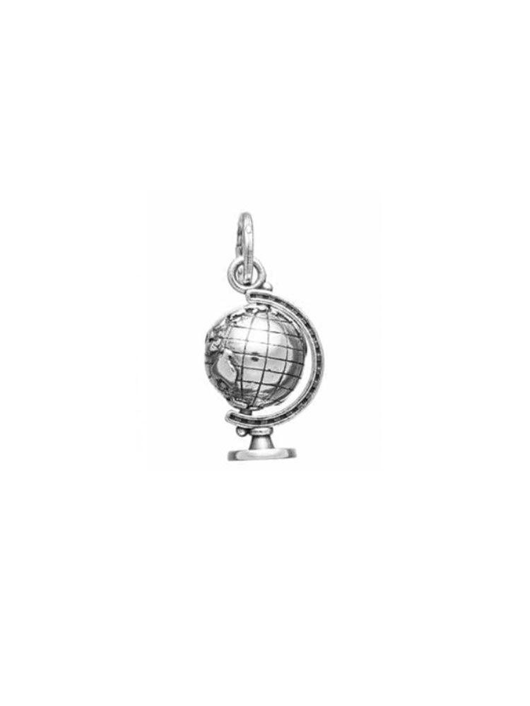 CHARM UNISEX MAPPAMONDO GRANDE IN ARGENTO 925 GIOVANNI RASPINI