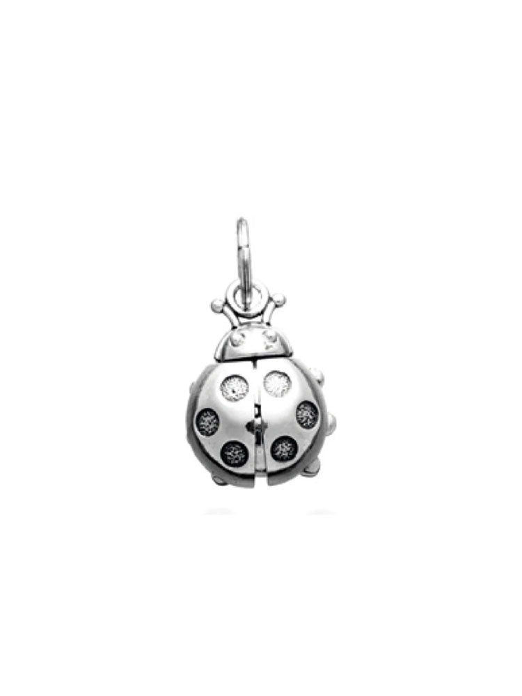 CHARM UNISEX COCCINELLA "GOOD LUCK" IN ARGENTO 925 GIOVANNI RASPINI