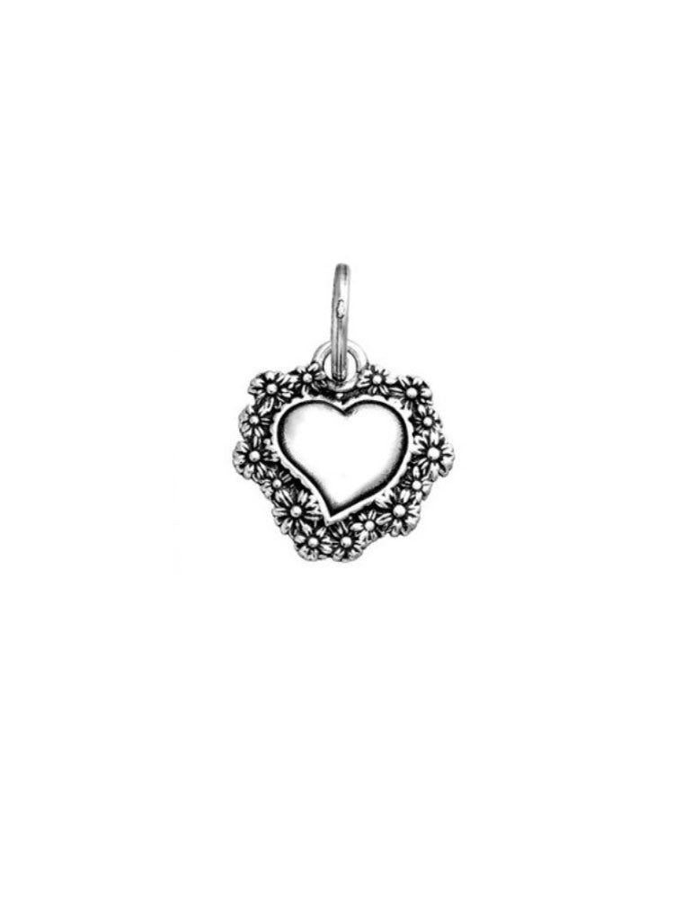 CHARM DONNA CUORE VOTIVO MARGHERITE IN ARGENTO 925 GIOVANNI RASPINI