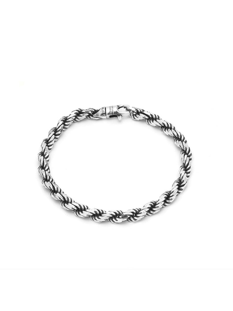 BRACCIALE UOMO TORCHON Y IN ARGENTO 925 GIOVANNI RASPINI
