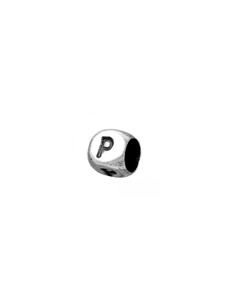 CHARM DONNA BEAD "P" IN ARGENTO 925 GIOVANNI RASPINI