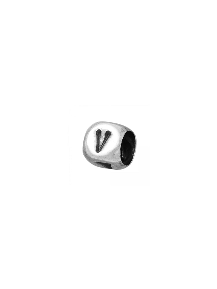 CHARM DONNA BEAD "V" IN ARGENTO 925 GIOVANNI RASPINI