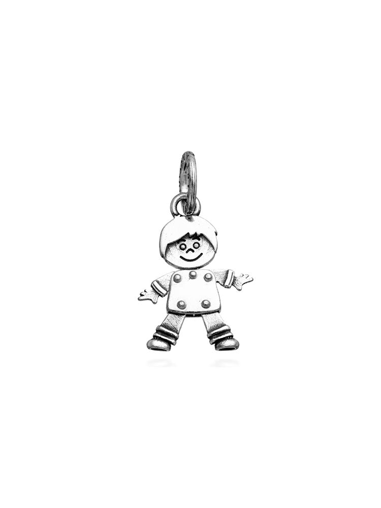 CHARM DONNA BIMBO IN ARGENTO 925 GIOVANNI RASPINI