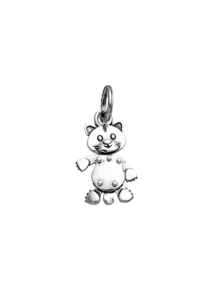 CHARM DONNA GATTO IN ARGENTO 925 GIOVANNI RASPINI