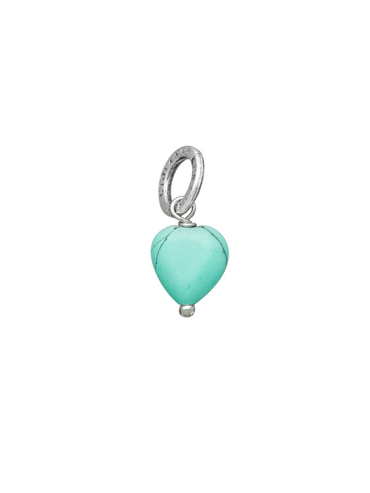 CHARM DONNA CUORE TURCHESE E IN ARGENTO 925 GIOVANNI RASPINI