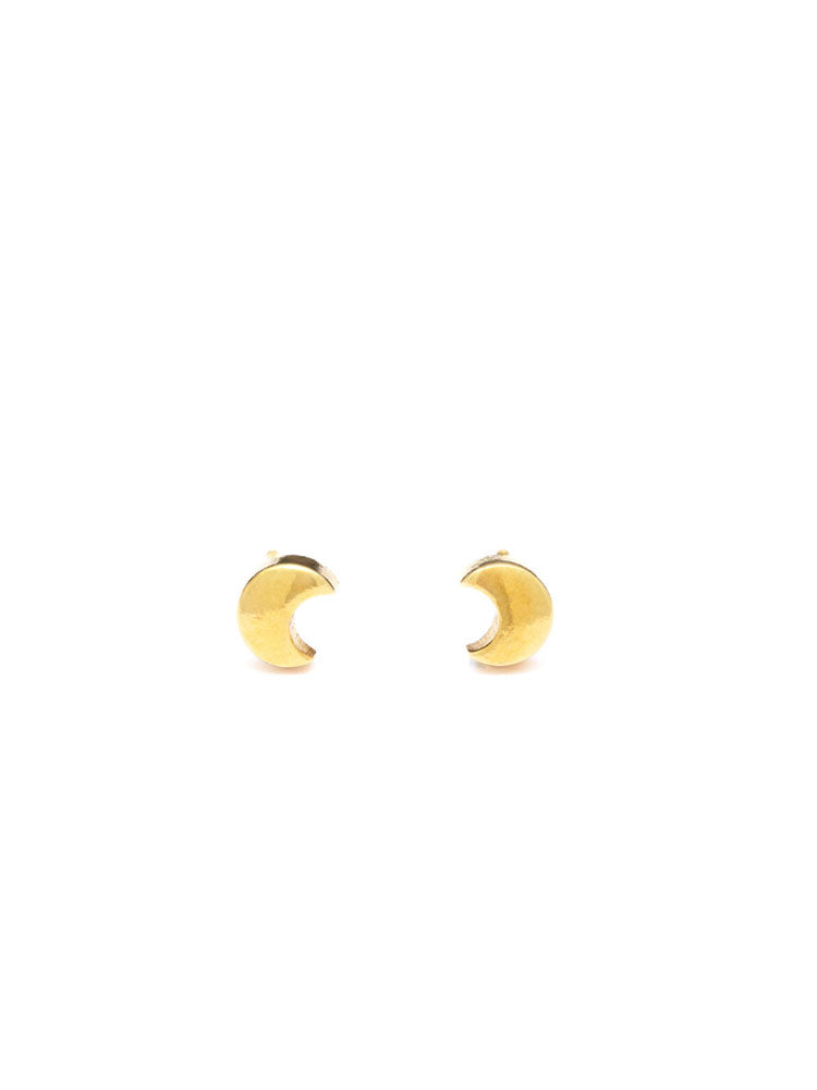 ORECCHINI DONNA MINI LUNA DORATI IN ARGENTO 925 GIOVANNI RASPINI