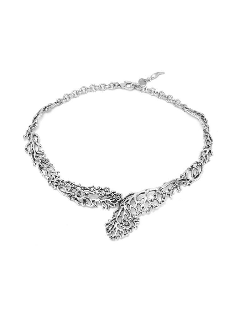 COLLANA DONNA CORAL IN ARGENTO 925 SEMIRIGIDA GIOVANNI RASPINI