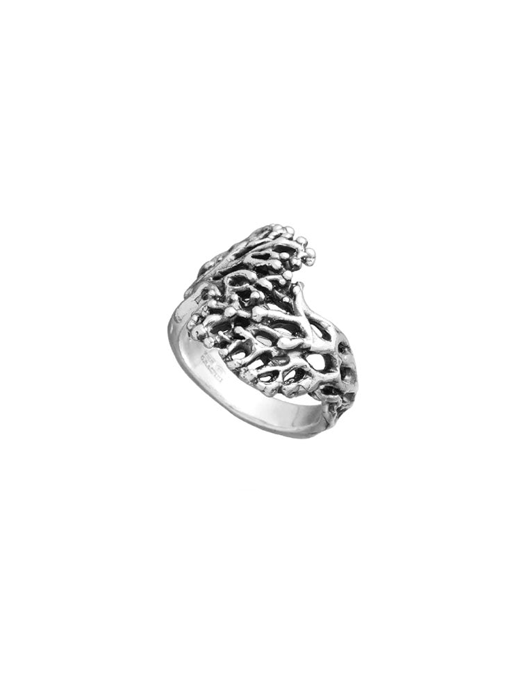 ANELLO DONNA CORAL CONTRARIE' IN ARGENTO MIS 16 GIOVANNI RASPINI
