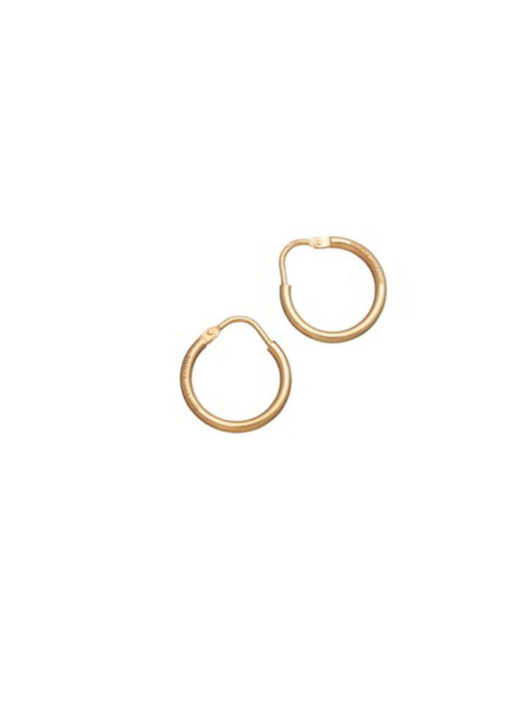 ORECCHINI DONNA ESSENTIAL PICCOLI IN ARGENTO DORATO GIOVANNI RASPINI